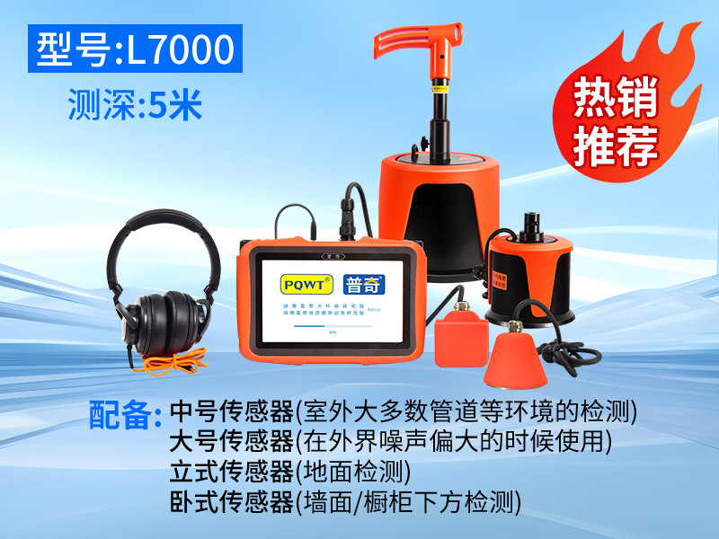 普奇L7000室内/外网漏水检测仪（四探