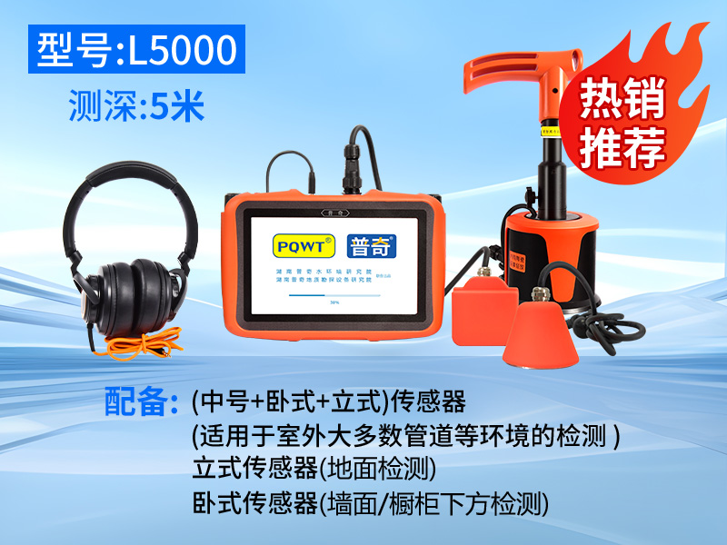 普奇L5000管道漏水检测仪